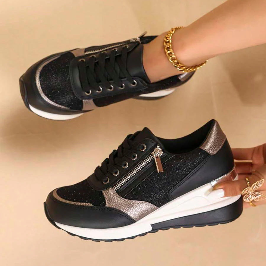 Aurelle Zip Sneakers