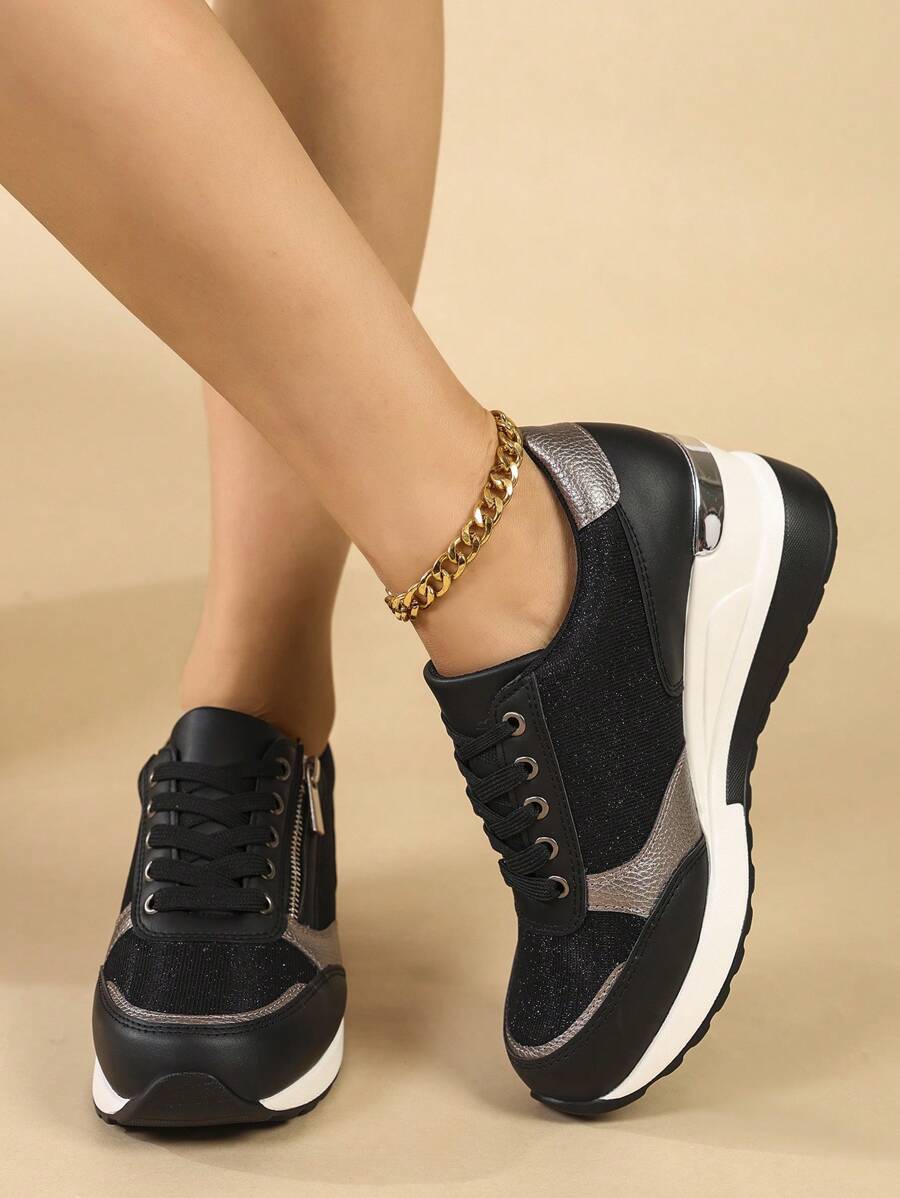 Aurelle Zip Sneakers