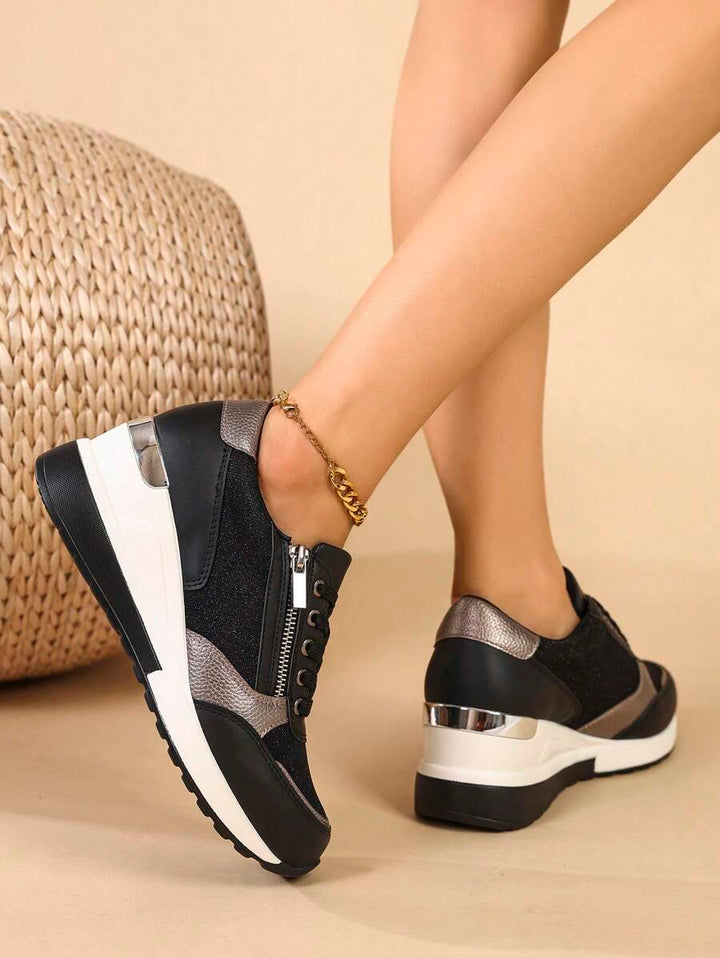 Aurelle Zip Sneakers