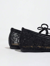 Elowen Lace Mary Jane Ballet Flats