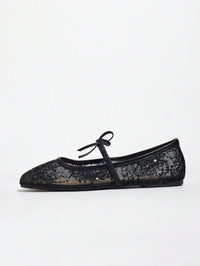 Elowen Lace Mary Jane Ballet Flats
