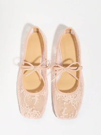 Elowen Lace Mary Jane Ballet Flats