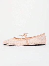 Elowen Lace Mary Jane Ballet Flats