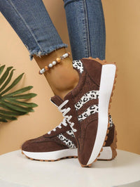 CloudLane Stripe Casual | Dark Mocha Leopard