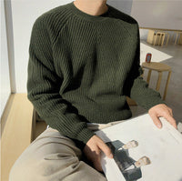 Copenhagen Ribbed Cotton Raglan Sweater