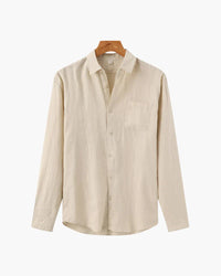 Saint-Tropez Relaxed Linen Button-Up Shirt
