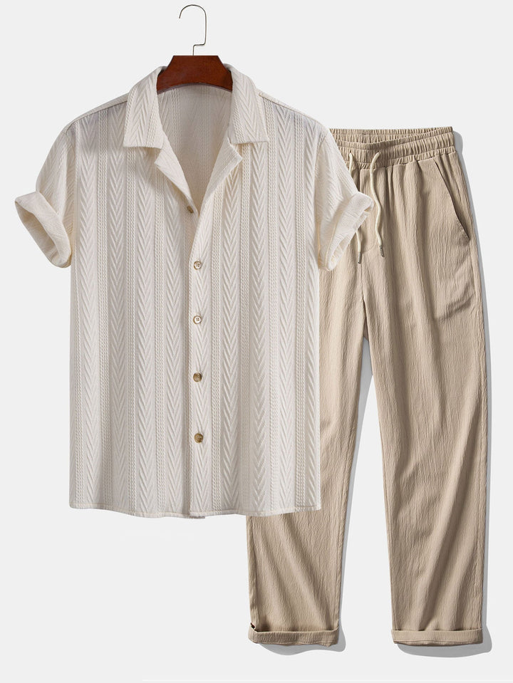 Procida Textured Cotton Summer Set