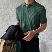 Arezzo Ribbed Cotton Polo Shirt