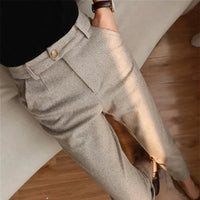 Cortina Brushed Herringbone Trousers