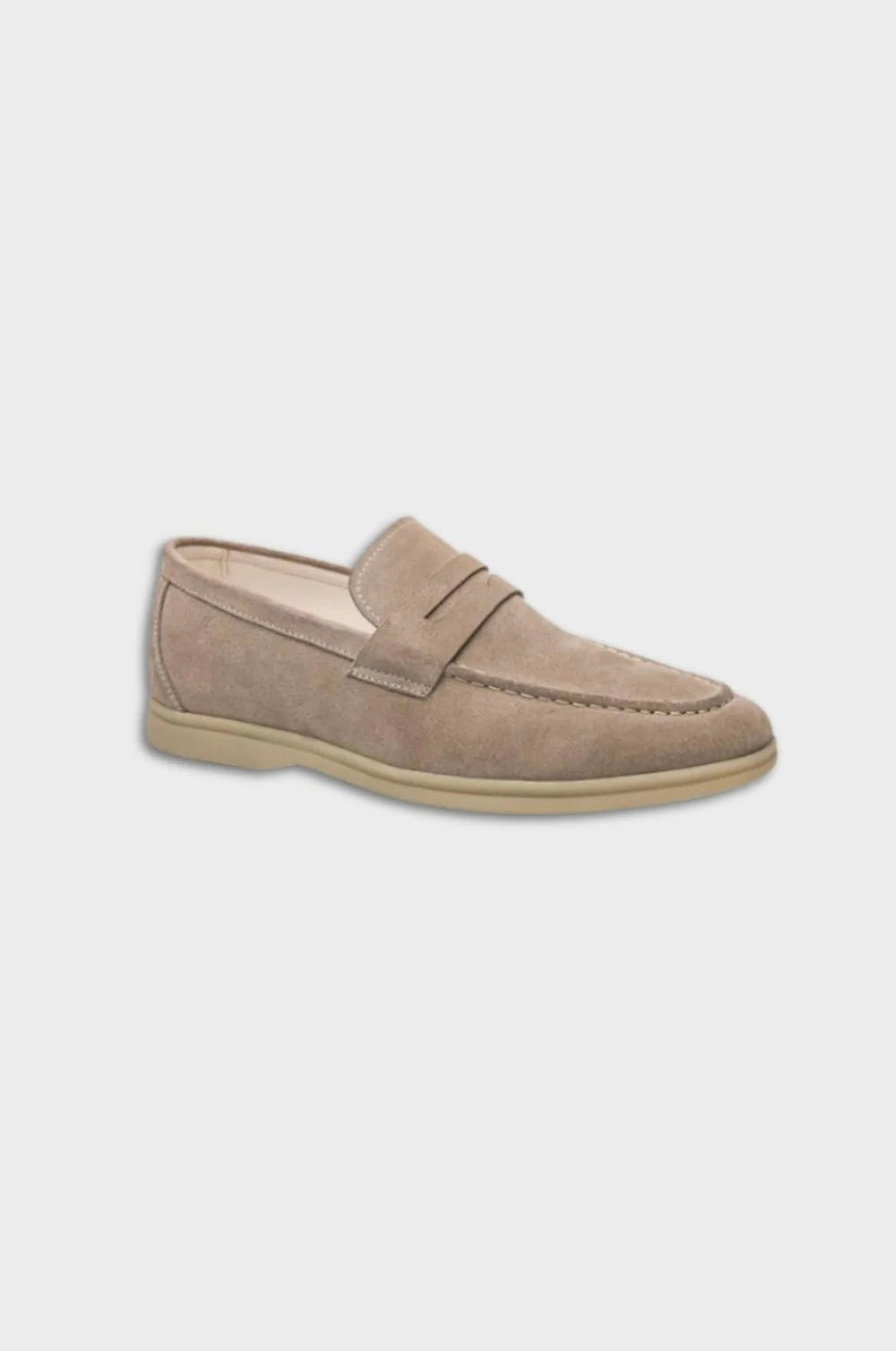 Avignon Suede Leather Slip-On Loafers