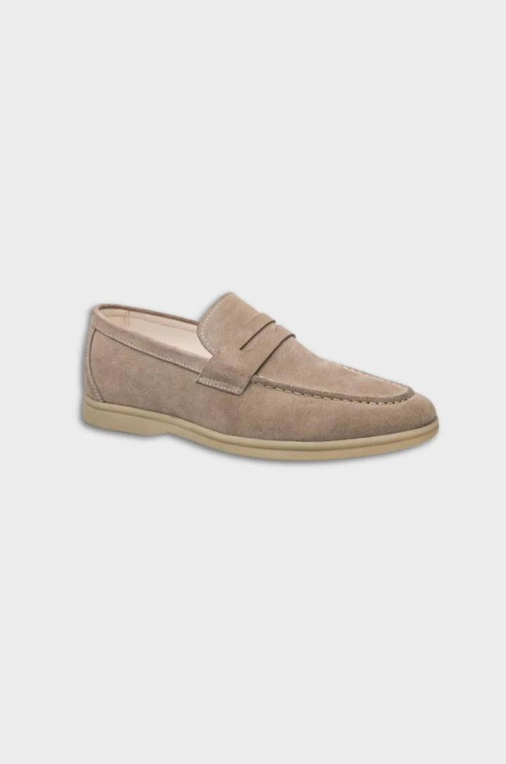 Avignon Suede Leather Slip-On Loafers