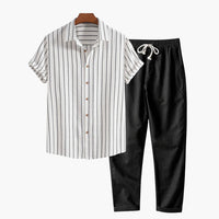 Cap Ferrat Linen-Blend Resort Set