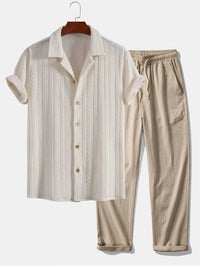Lecce Textured Cotton Summer Set