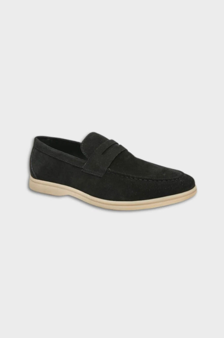 Avignon Suede Leather Slip-On Loafers