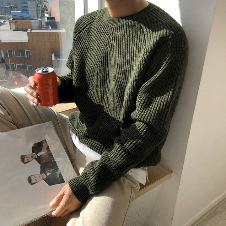 Copenhagen Ribbed Cotton Raglan Sweater