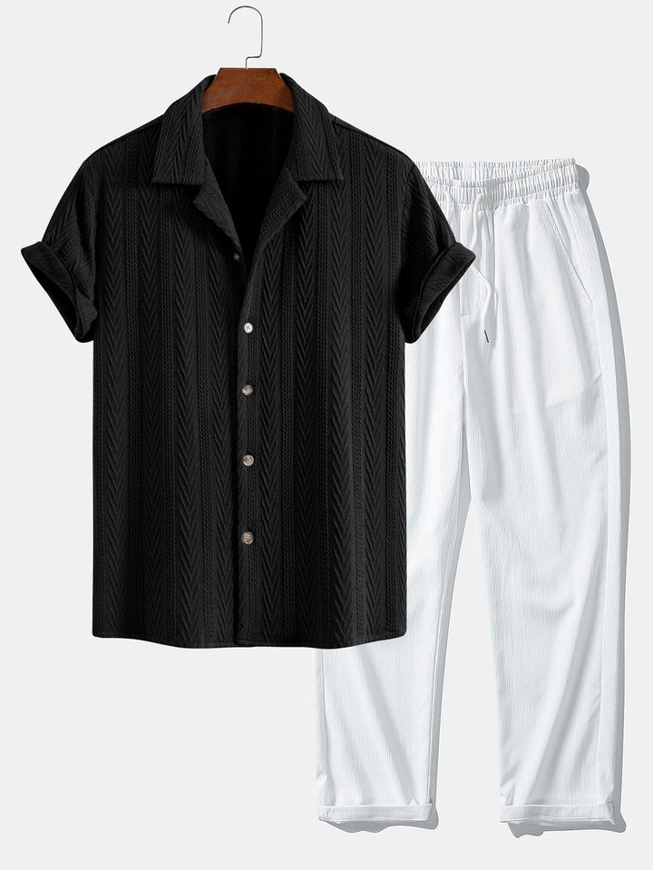 Procida Textured Cotton Summer Set