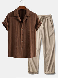 Procida Textured Cotton Summer Set