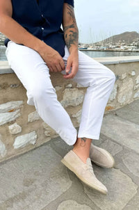 Avignon Suede Leather Slip-On Loafers