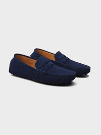 Capri Suede Slip-On Boat Loafers