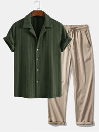 Procida Textured Cotton Summer Set