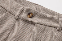Cortina Brushed Herringbone Trousers
