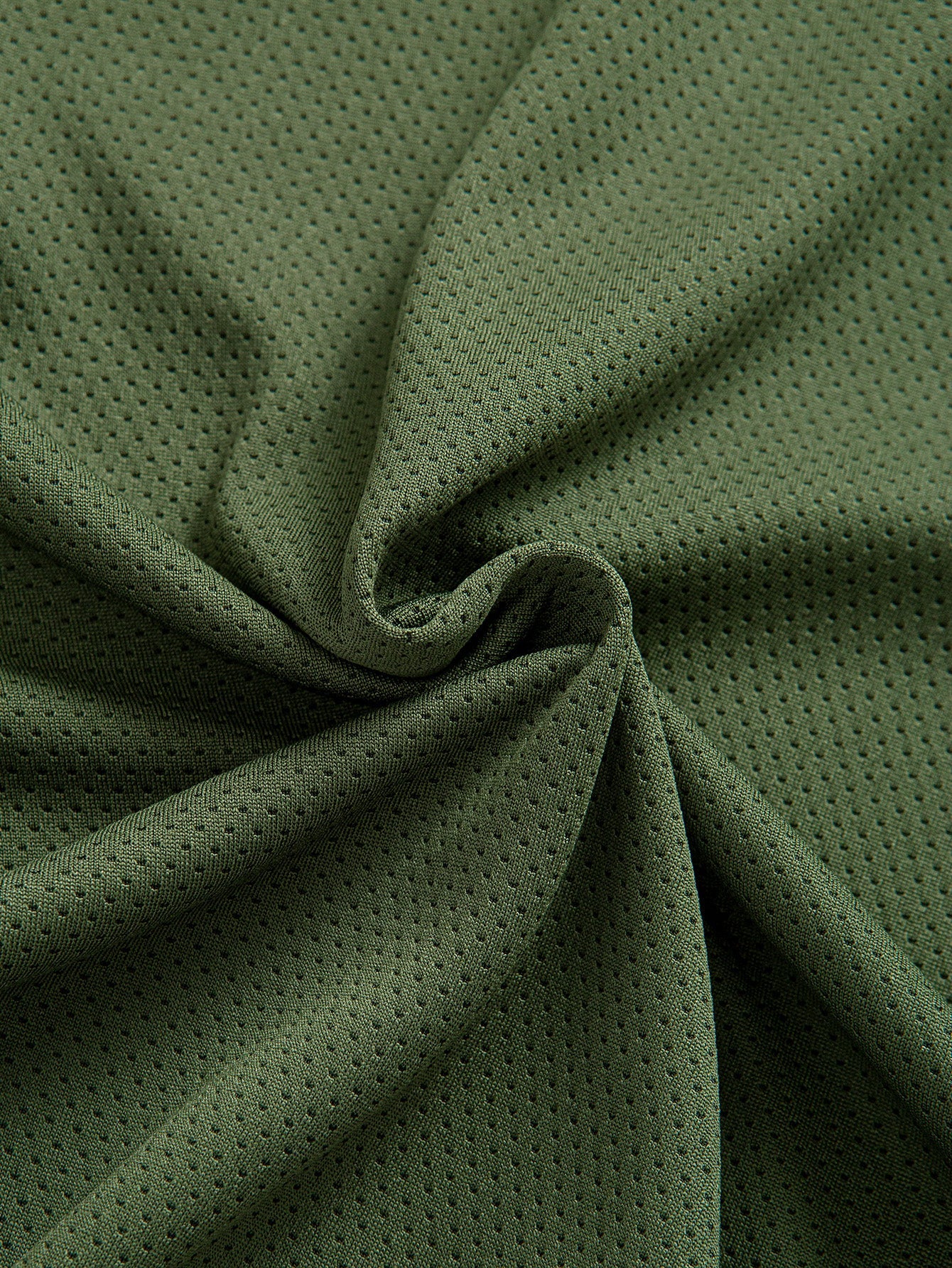 Athletic Mesh Kangaroo Pocket Hooded T-Shirt