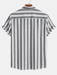 Ravello Striped Linen-Blend Summer Set