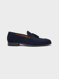 Rivoli Suede Tassel Loafers