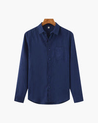 Saint-Tropez Relaxed Linen Button-Up Shirt