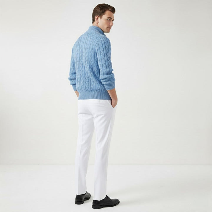 Garda Kabelgebreide Trui Broek Set