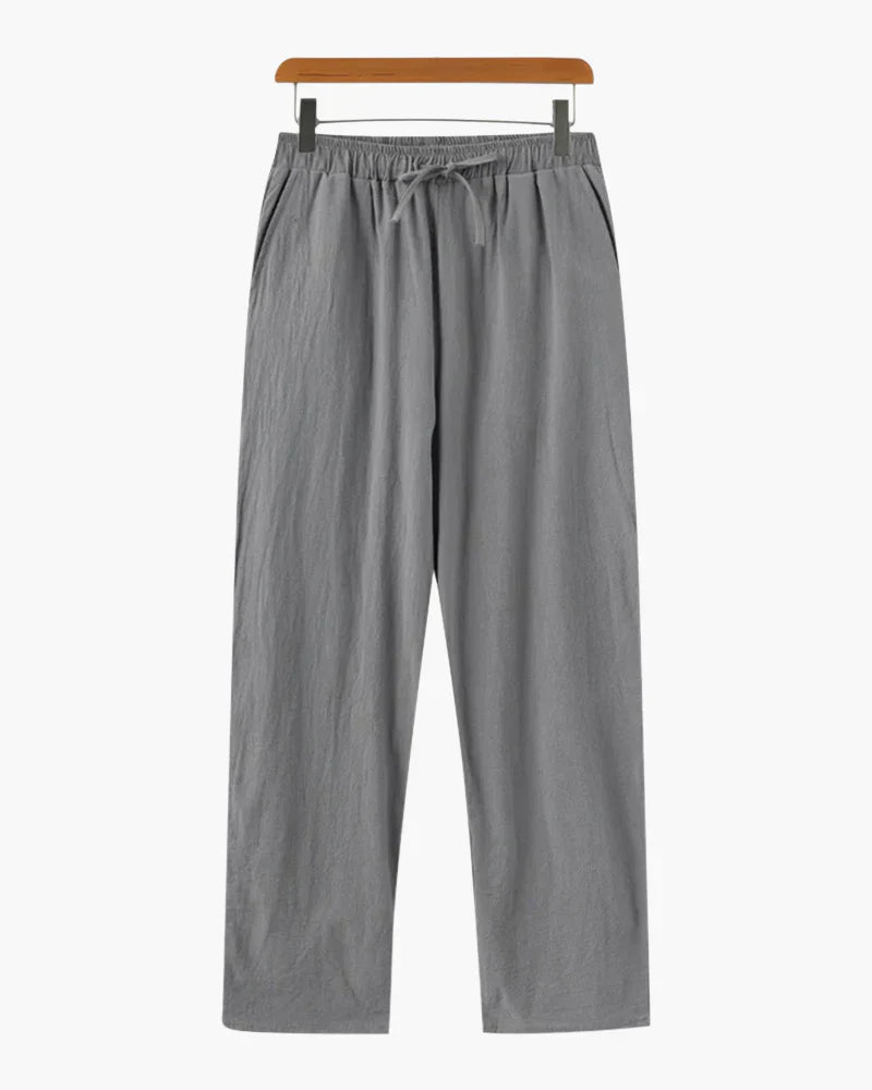 Cannes Linen Drawstring Trousers