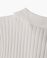 Siena Ribbed V-Neck Polo Shirt