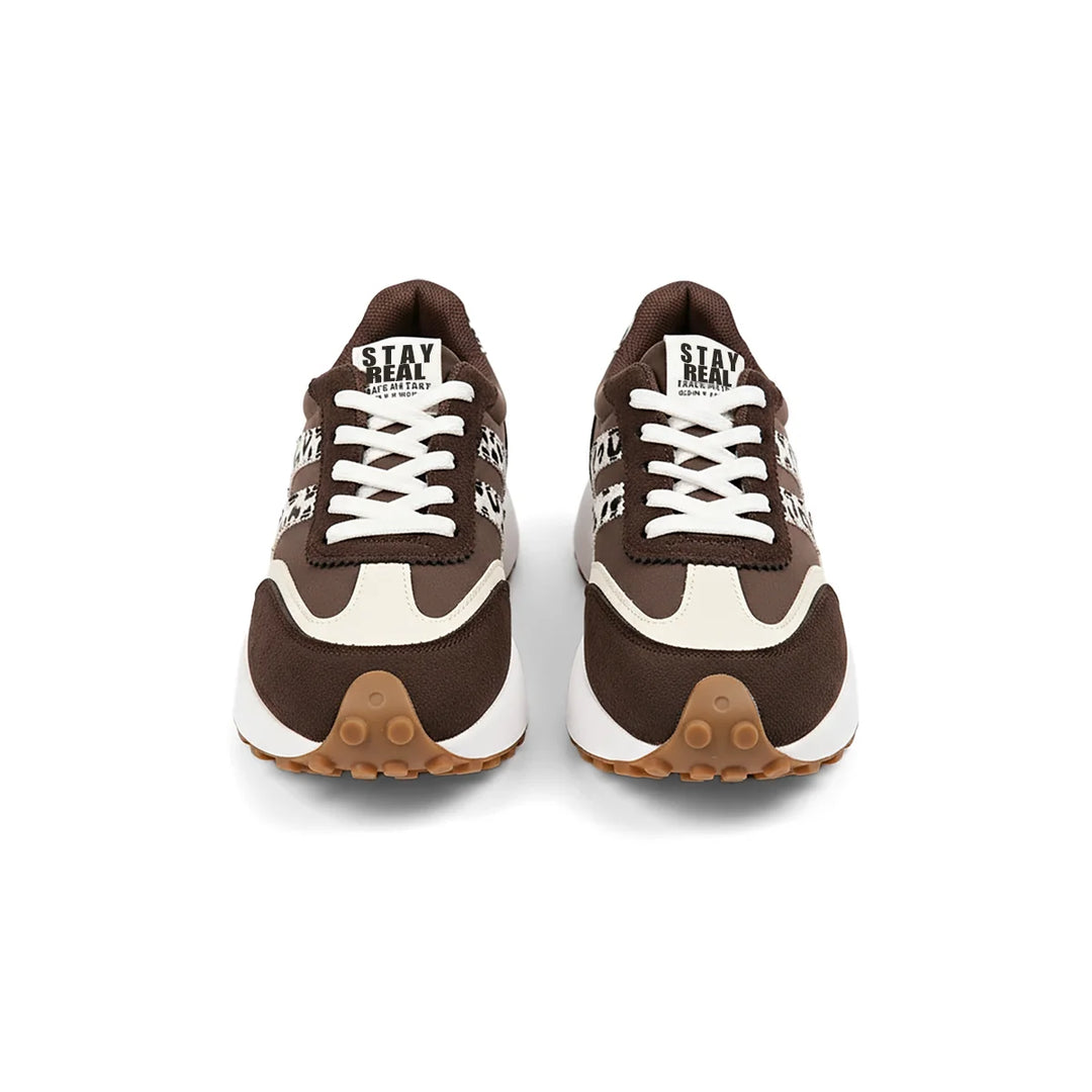 CloudLane Stripe Casual | Leopard Brown