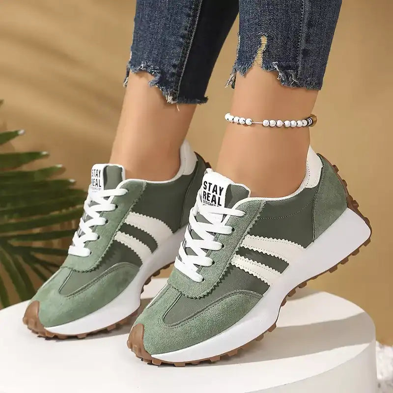 CloudLane Stripe Casual | Green