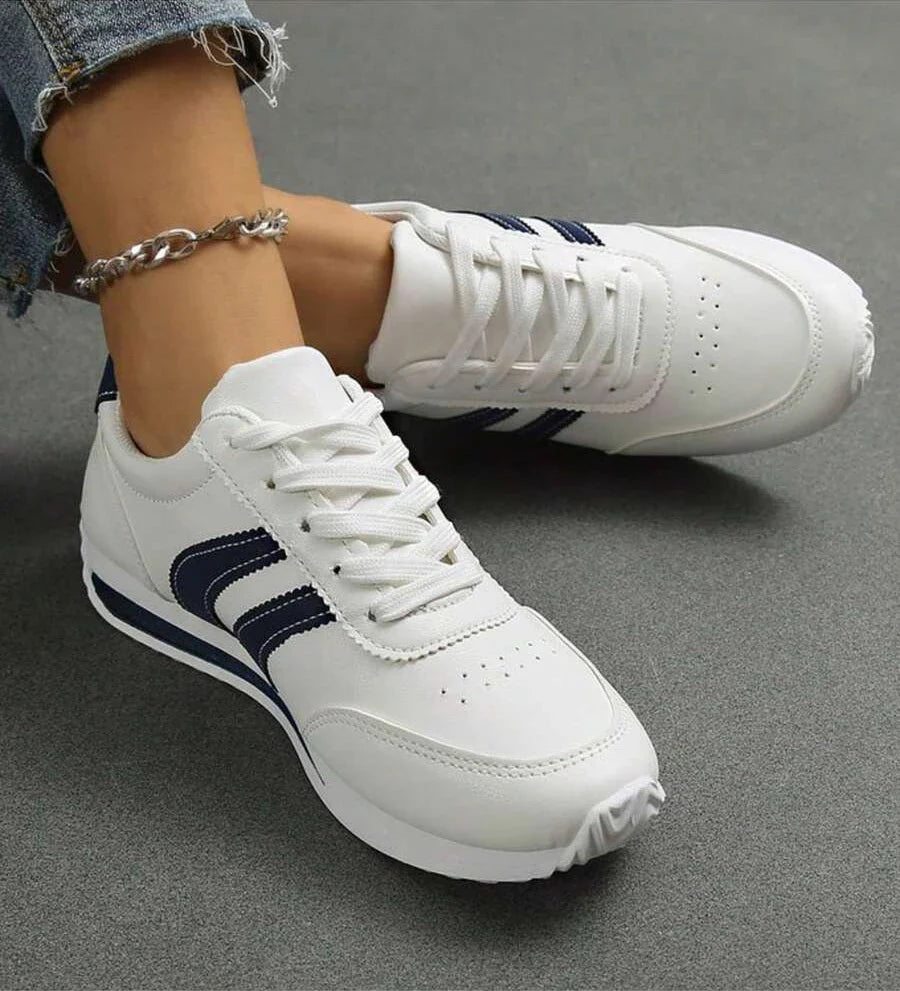 CoastLane Casual Navy Court Sneakers