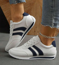CoastLane Casual Navy Court Sneakers