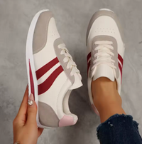 CoastLane Casual Red Court Sneakers