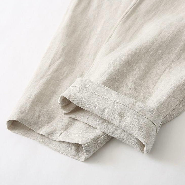 Cannes Linen Drawstring Trousers