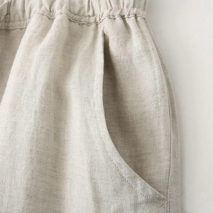 Cannes Linen Drawstring Trousers