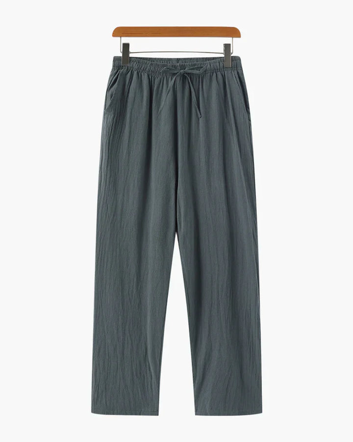 Cannes Linen Drawstring Trousers