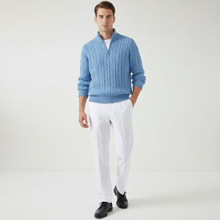 Garda Kabelgebreide Trui Broek Set