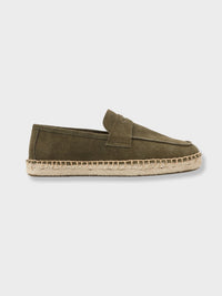 Cannes Suede Espadrille Loafers