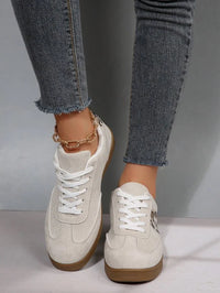Harbor Court Beige Leopard Gum Sole Sneakers