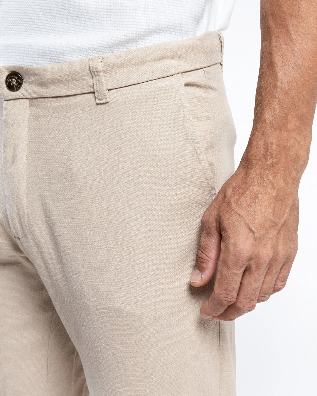 Santorini Lightweight Linen Trousers