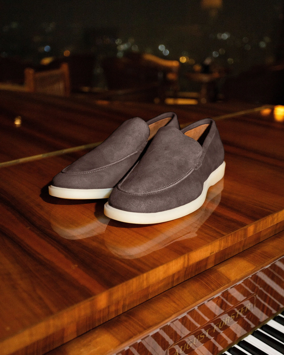 Arezzo geiten suède loafers