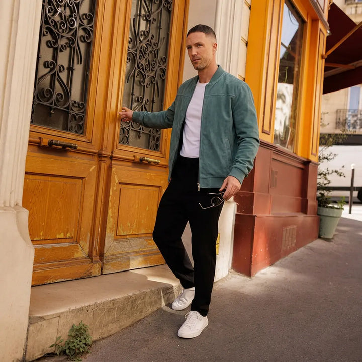 Kaltberg Suede Bomber Jacket