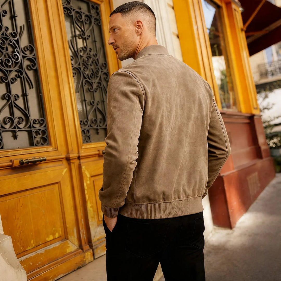 Kaltberg Suede Bomber Jacket