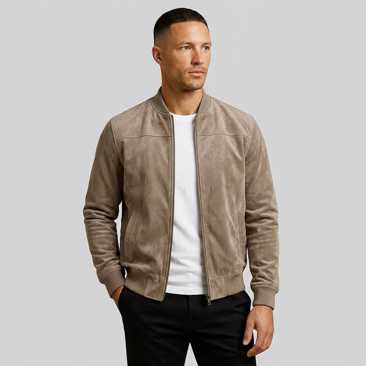 Kaltberg Suede Bomber Jacket