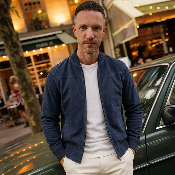 Kaltberg Suede Bomber Jacket