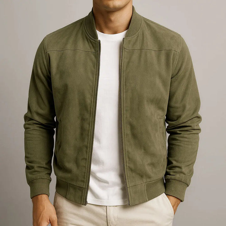 Kaltberg Suede Bomber Jacket